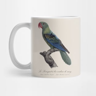 Great-Billed Parrot / Le Perroquet a bec couleur de sang - 19th century Jacques Barraband Illustration Mug